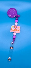 Flower badge reel